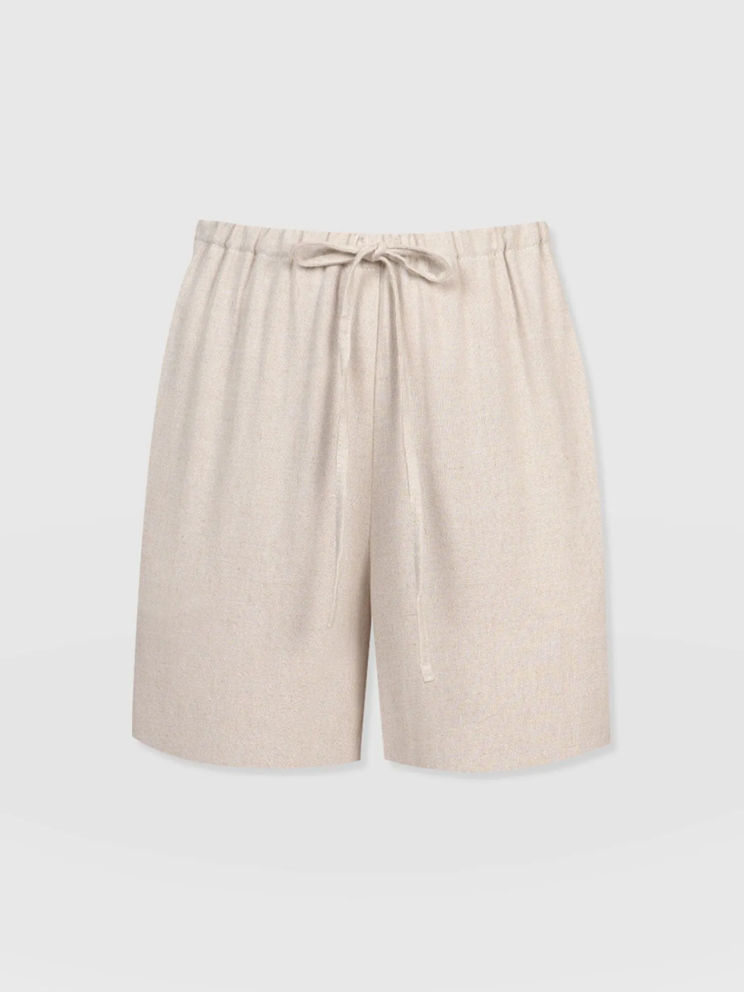 Hot Saint and Sofia Corinne Linen Short - Oatmeal