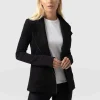 Clearance Saint and Sofia Cotton Biker Jacket - Black