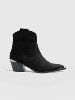 Clearance Saint and Sofia Dallas Metal Boot - Black