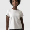 Discount Saint and Sofia Easy Cotton Tee - Cream
