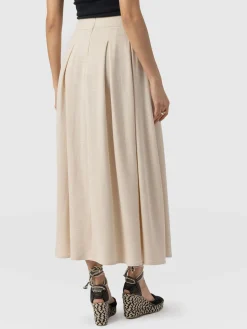 Clearance Saint and Sofia Eliza Pleated Skirt - Cream