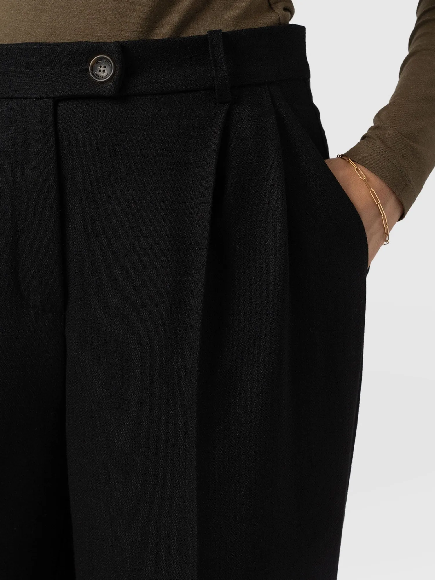 Best Saint and Sofia Emery Wide Leg Pant - Black