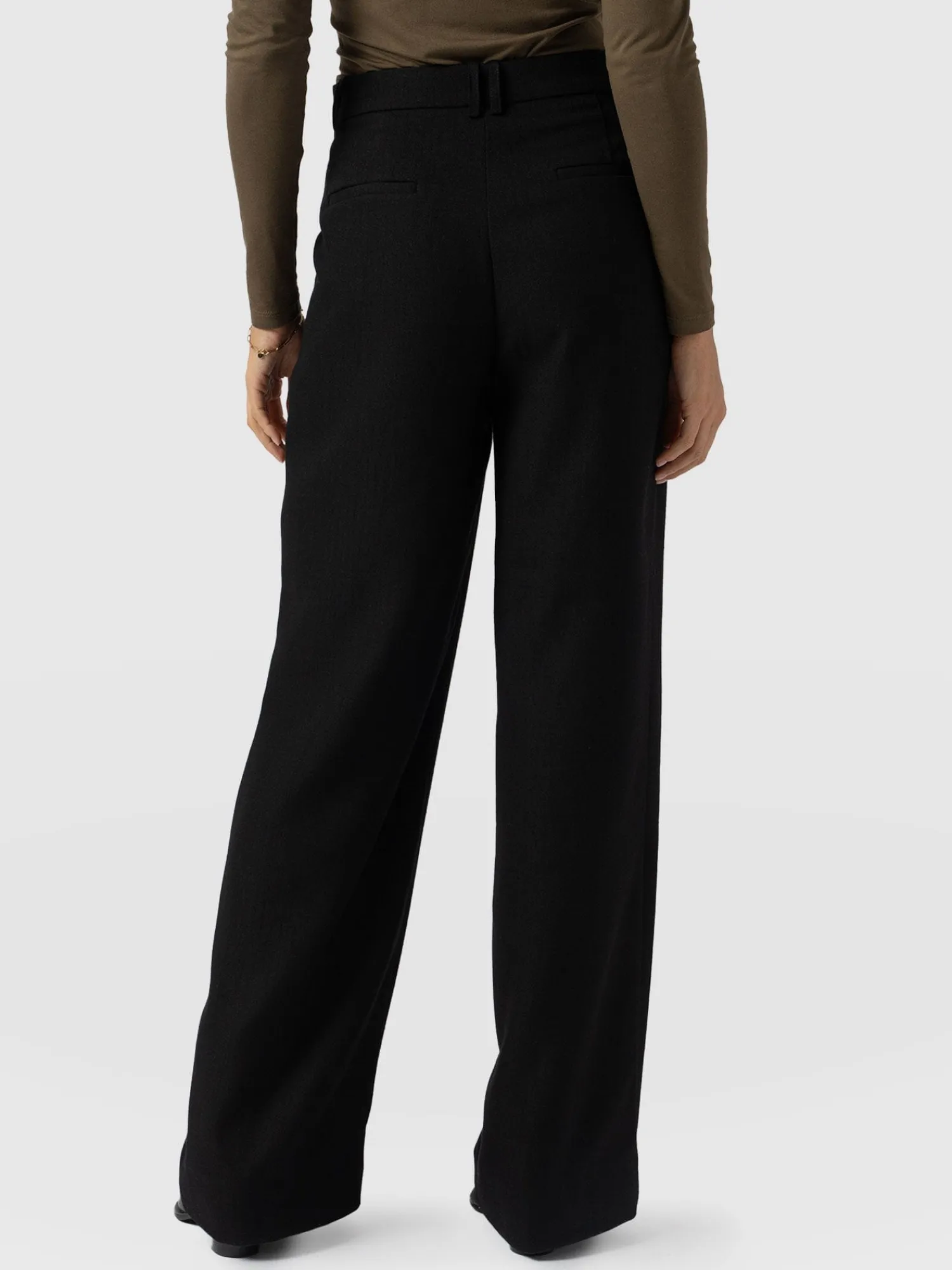 Best Saint and Sofia Emery Wide Leg Pant - Black