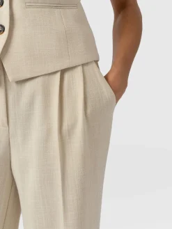 Discount Saint and Sofia Emery Wide Leg Pant - Cream
