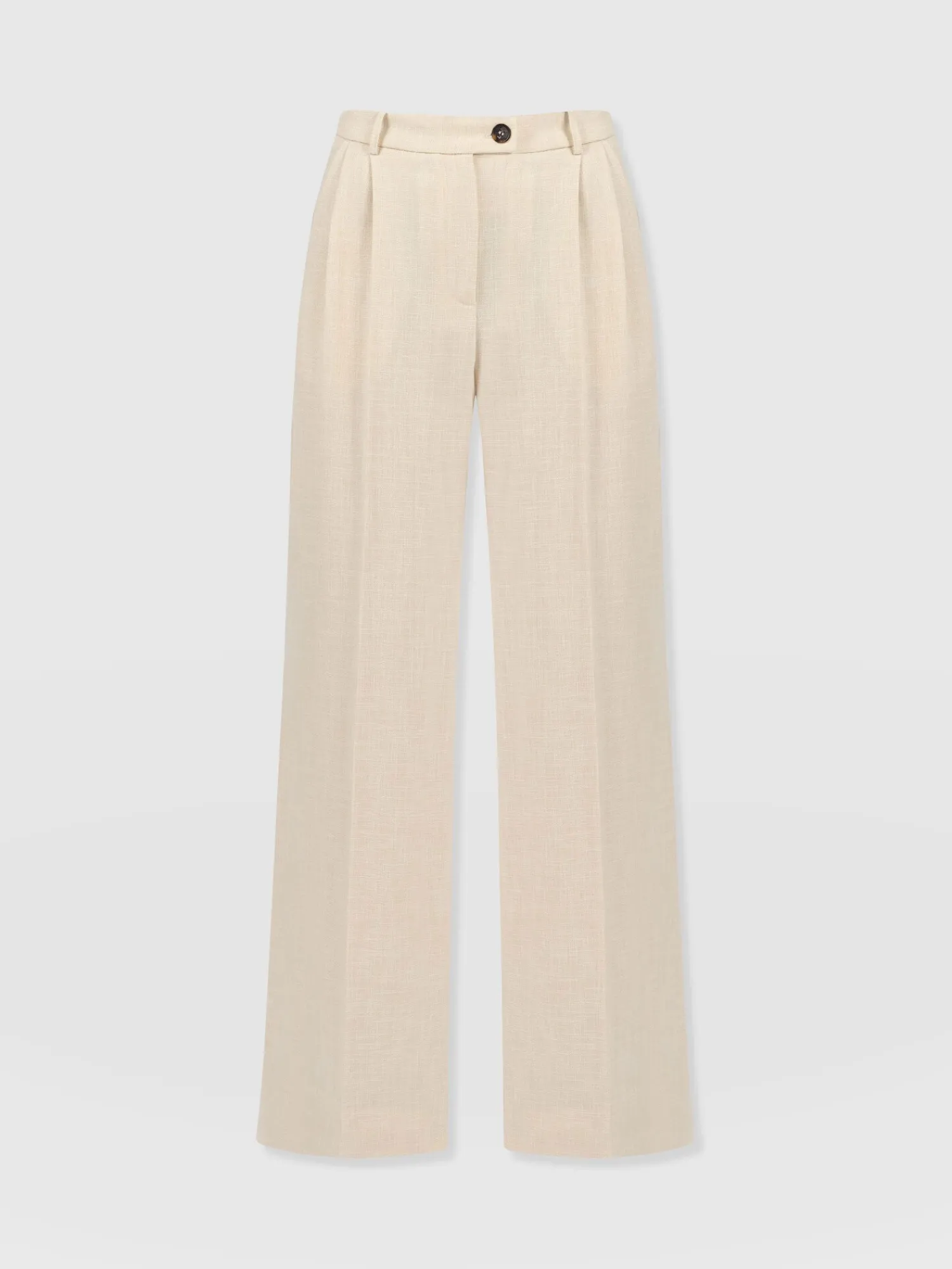 Discount Saint and Sofia Emery Wide Leg Pant - Cream