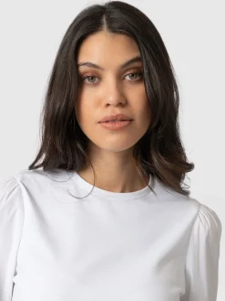 Clearance Saint and Sofia Eva Mock Shirt - White