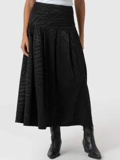 Online Saint and Sofia Everly Pleated Skirt - Black Zebra