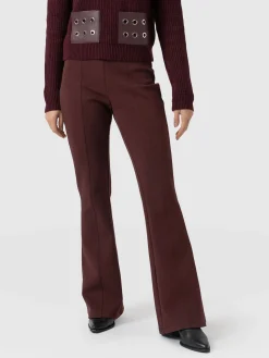 Hot Saint and Sofia Fearne Flare Legging - Maroon