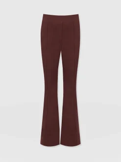 Hot Saint and Sofia Fearne Flare Legging - Maroon