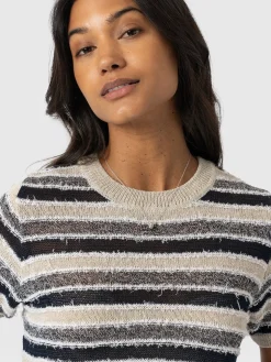 Fashion Saint and Sofia Fearne Knit Tee - Blue Stripe