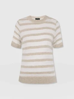 Best Saint and Sofia Fearne Knit Tee - Cream Stripe