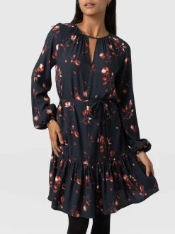 Sale Saint and Sofia Fia Mini Tiered Dress - Dark Roses