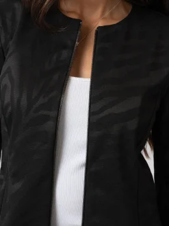 Online Saint and Sofia Florence Jacket - Black Zebra