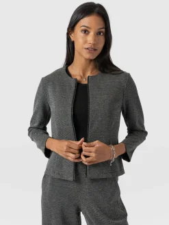 Best Saint and Sofia Florence Jacket - Grey Twill