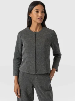 Best Saint and Sofia Florence Jacket - Grey Twill