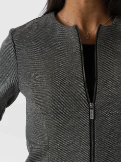 Best Saint and Sofia Florence Jacket - Grey Twill