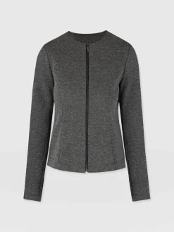 Best Saint and Sofia Florence Jacket - Grey Twill