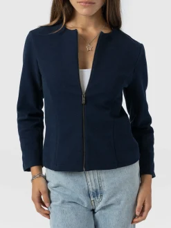 Outlet Saint and Sofia Florence Jacket - Navy Twill