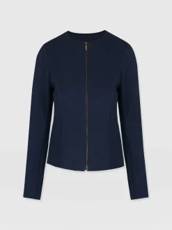 Outlet Saint and Sofia Florence Jacket - Navy Twill