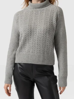 Hot Saint and Sofia Glen Cable Knit Sweater - Grey