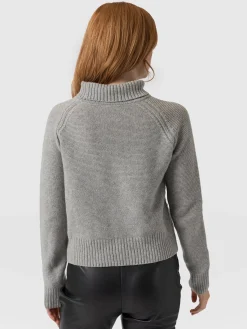 Hot Saint and Sofia Glen Cable Knit Sweater - Grey
