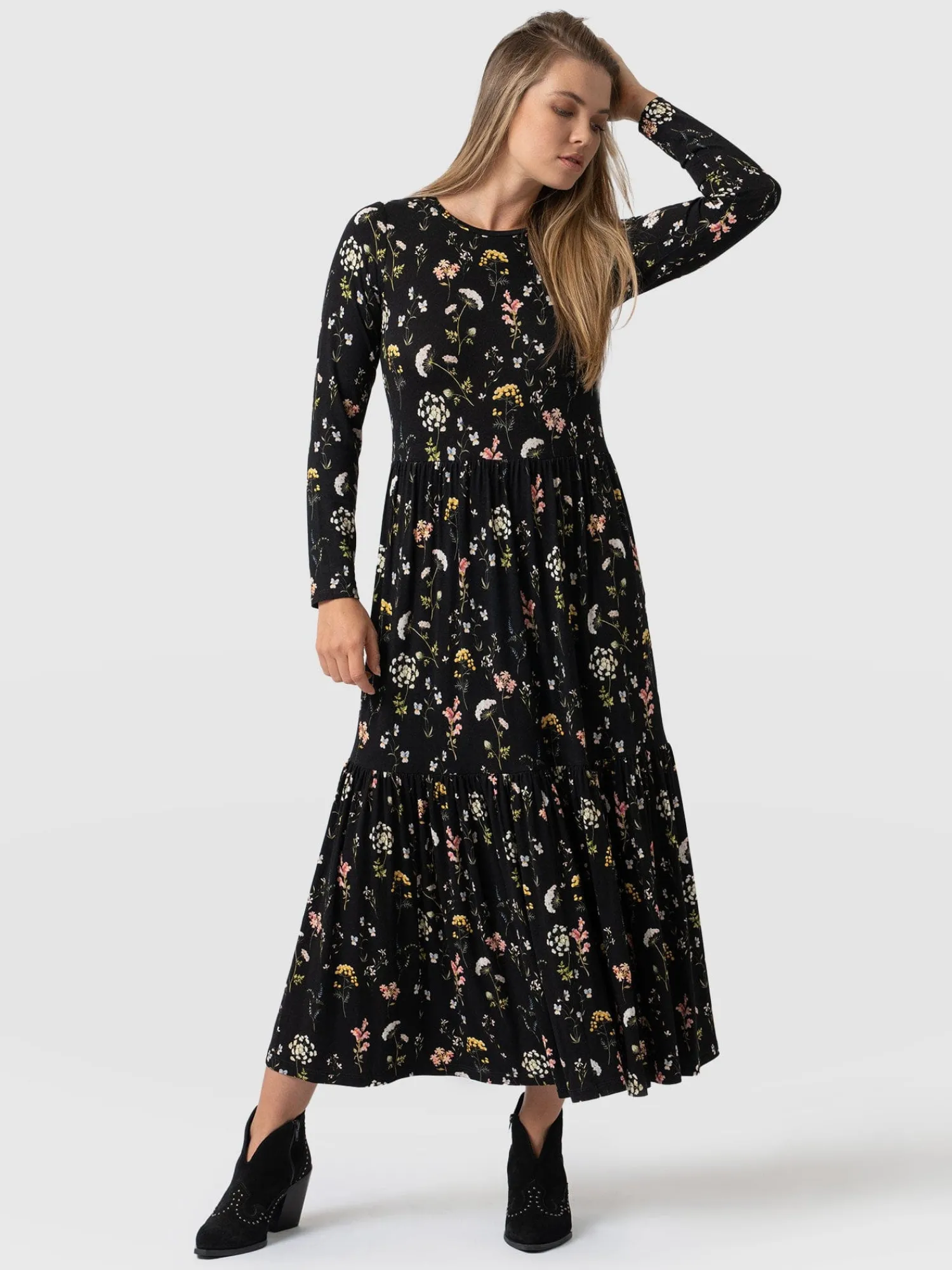 Fashion Saint and Sofia Greenwich Dress Long Sleeve - Hyde Gardens