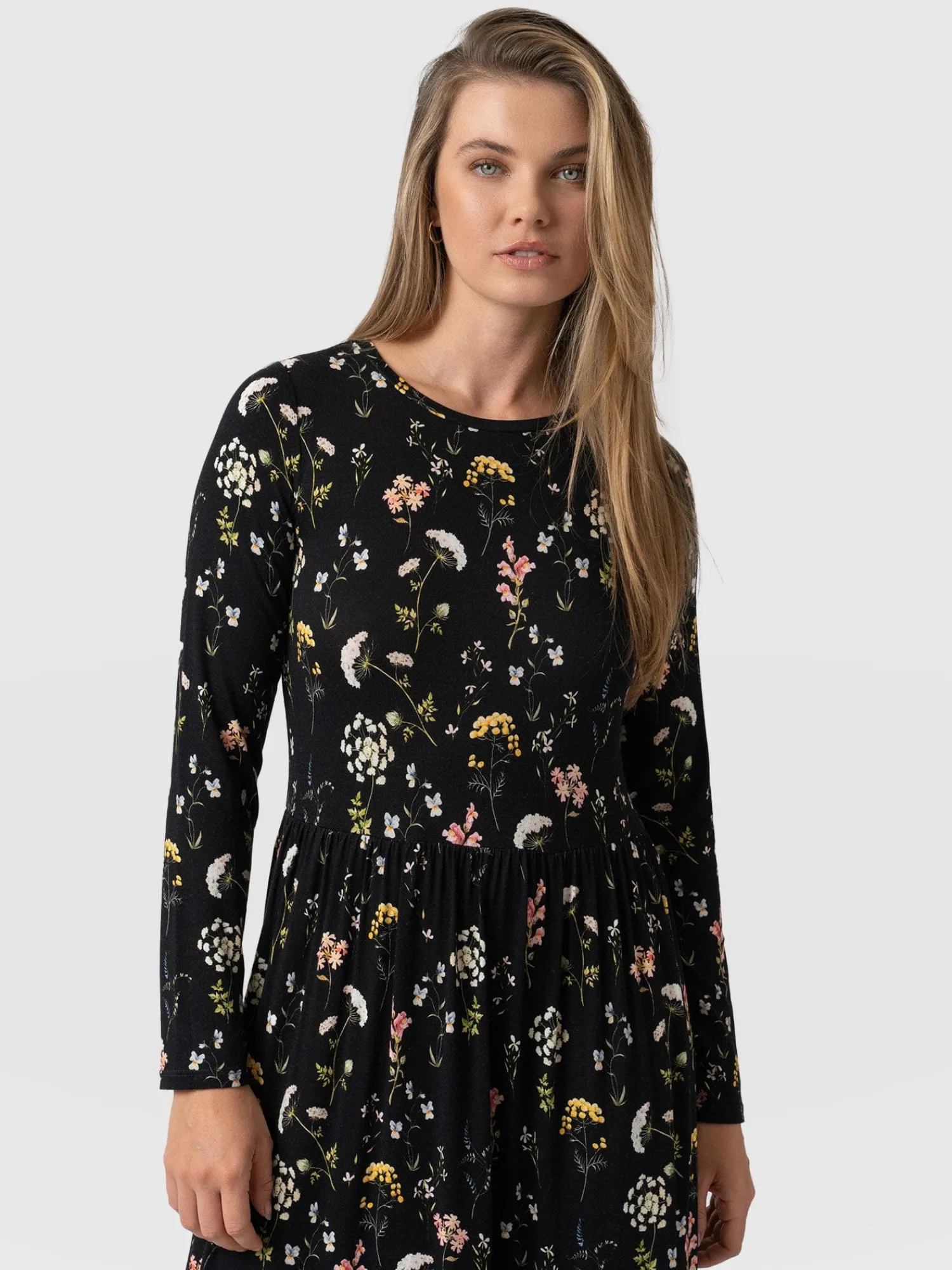 Fashion Saint and Sofia Greenwich Dress Long Sleeve - Hyde Gardens