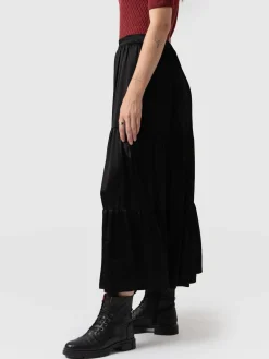 Sale Saint and Sofia Greenwich Skirt - Gloss Black
