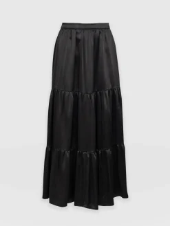 Sale Saint and Sofia Greenwich Skirt - Gloss Black