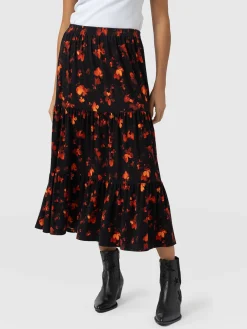 Fashion Saint and Sofia Greenwich Skirt - Red Aurora