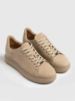 Clearance Saint and Sofia Hampstead Sneaker - Camel Suede