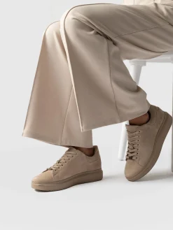 Clearance Saint and Sofia Hampstead Sneaker - Camel Suede