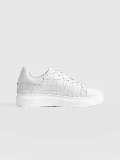 Discount Saint and Sofia Hampstead Sneaker - White Croc