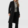 Clearance Saint and Sofia Hampton Coat - Black