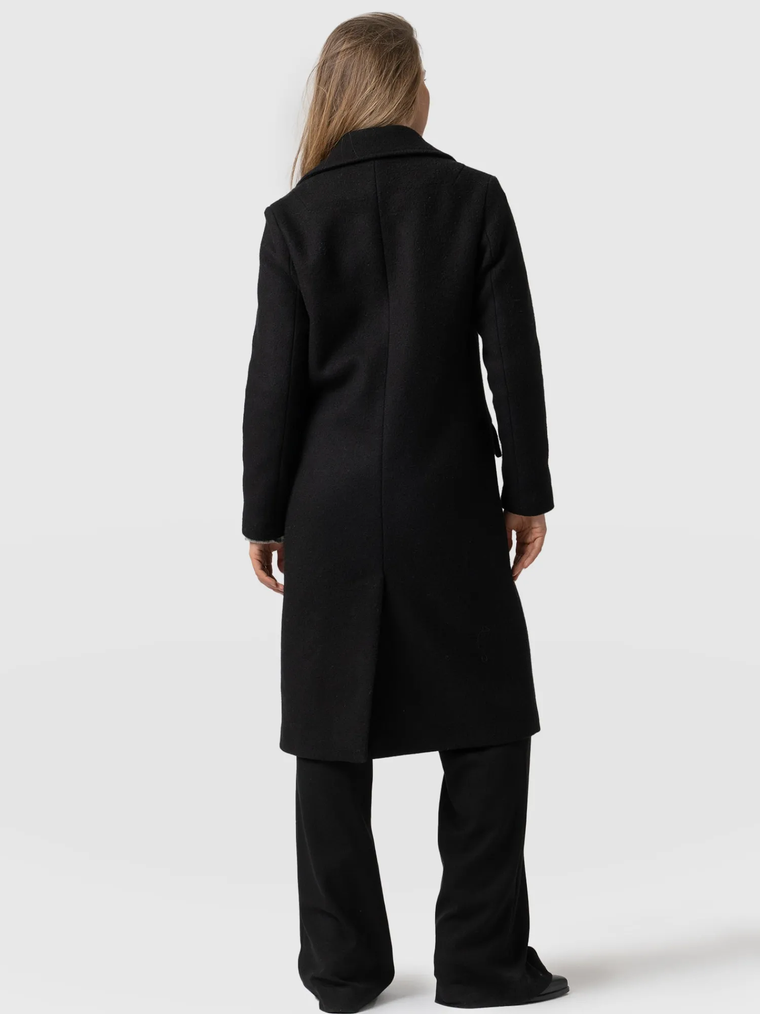 Clearance Saint and Sofia Hampton Coat - Black