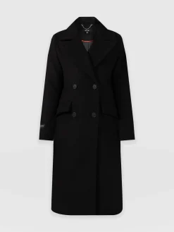 Clearance Saint and Sofia Hampton Coat - Black