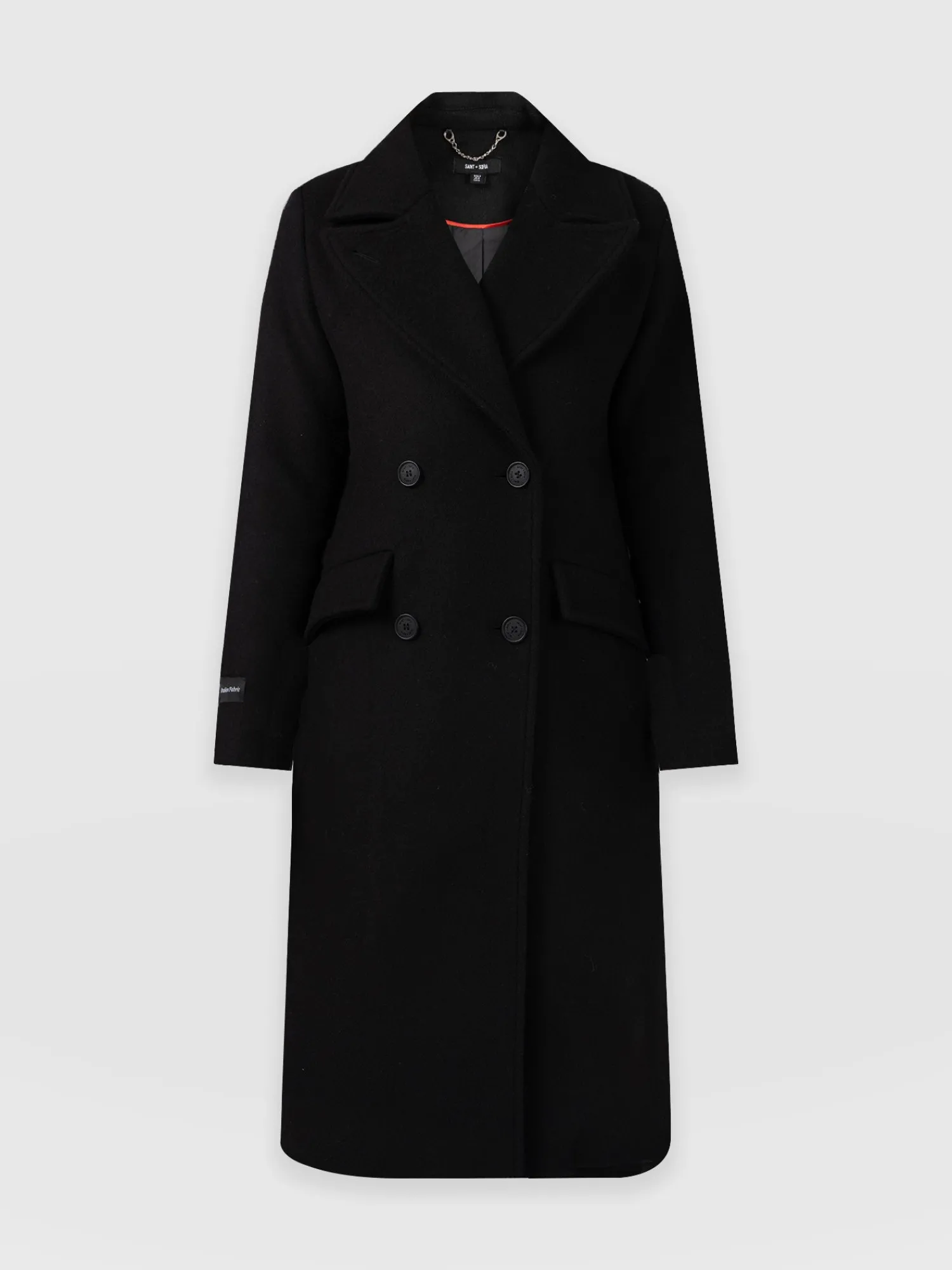 Clearance Saint and Sofia Hampton Coat - Black