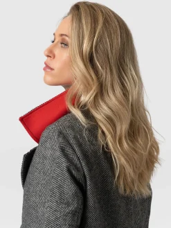 Discount Saint and Sofia Hampton Coat - Monochrome Chevron