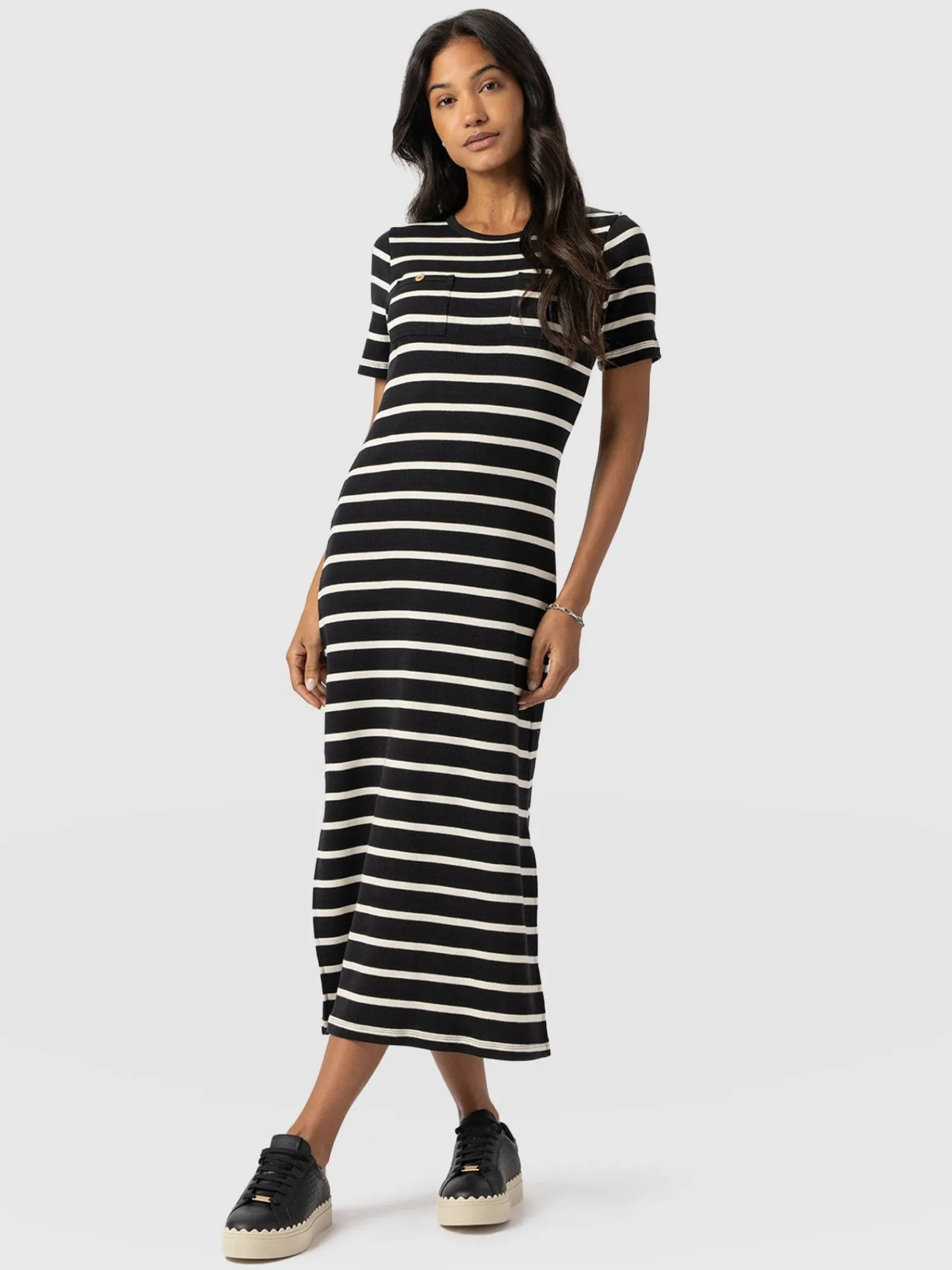 Best Saint and Sofia Helena T-Shirt Dress - Stripe
