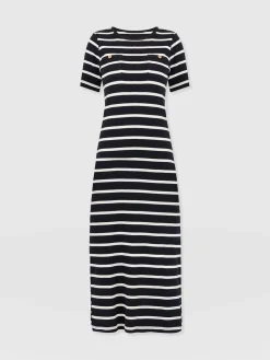 Best Saint and Sofia Helena T-Shirt Dress - Stripe