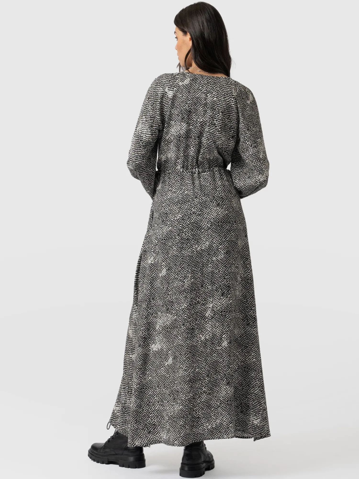 Online Saint and Sofia Henrietta Dress - Monochrome Gothica