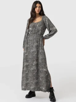 Online Saint and Sofia Henrietta Dress - Monochrome Gothica