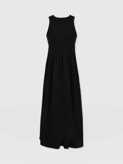 Hot Saint and Sofia Ivy Full Skirt Sleeveless Dress - Black