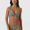 Sale Saint and Sofia Jesse Twist Front Bikini Top - Stripe