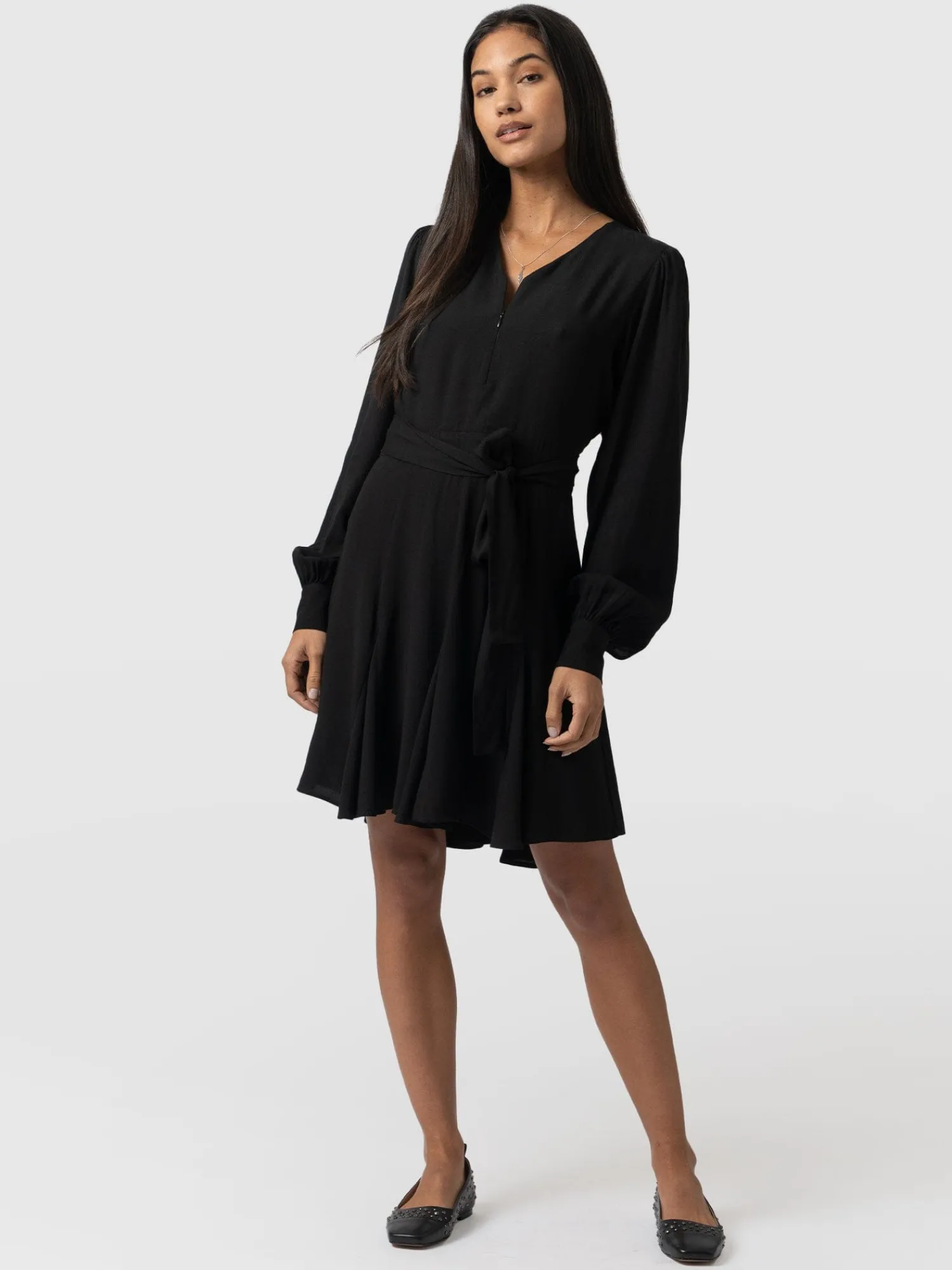 Clearance Saint and Sofia Joselyn Mini Dress - Black
