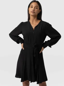 Clearance Saint and Sofia Joselyn Mini Dress - Black