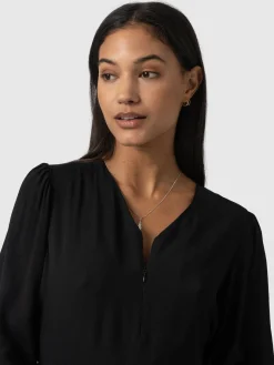 Clearance Saint and Sofia Joselyn Mini Dress - Black