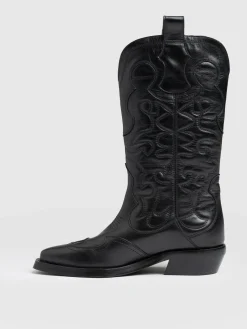 Fashion Saint and Sofia Kansas Western Boot - Black