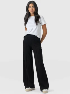 Best Saint and Sofia Keller Wide Leg Pant - Black