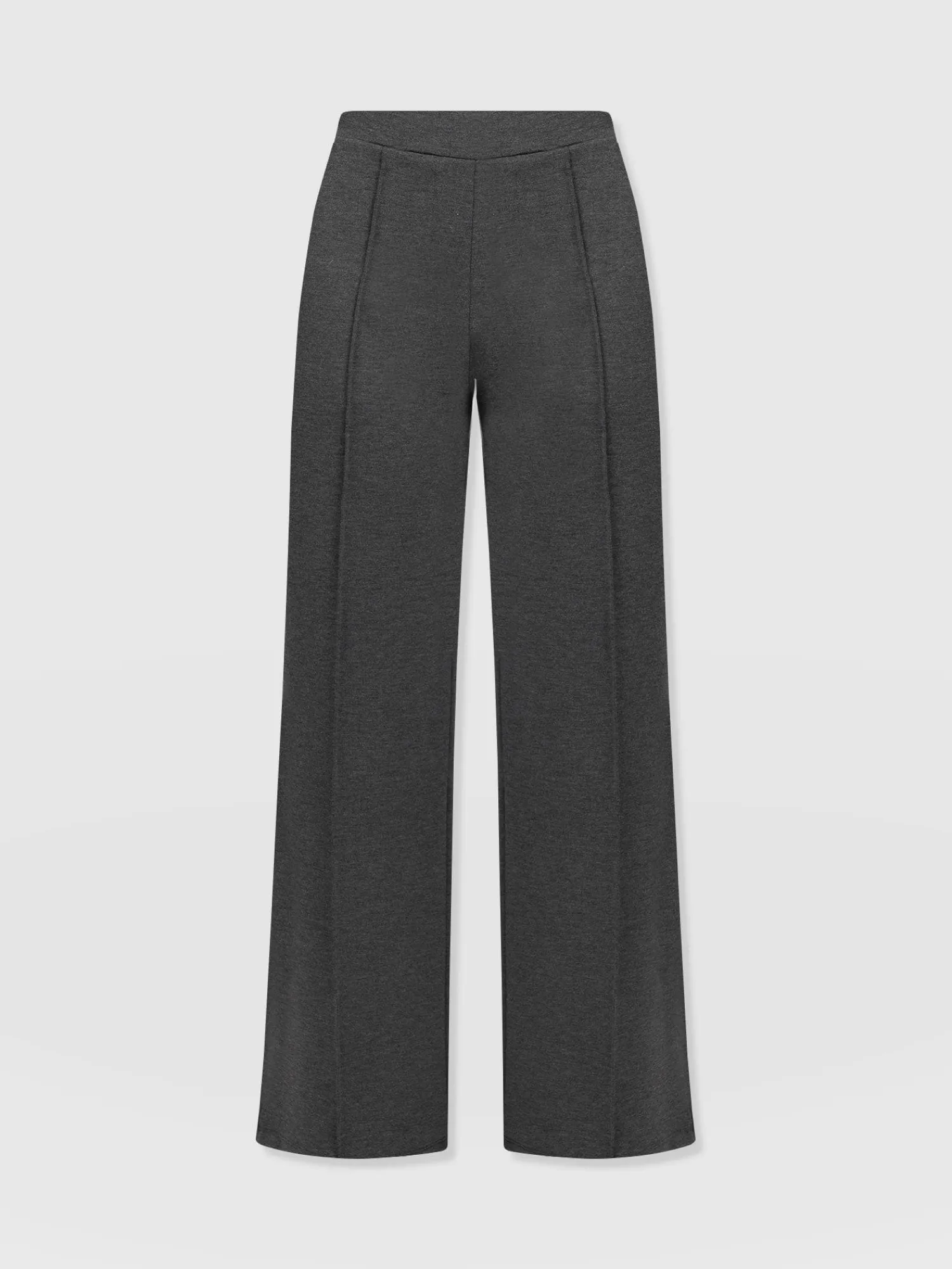 Hot Saint and Sofia Keller Wide Leg Pant - Charcoal